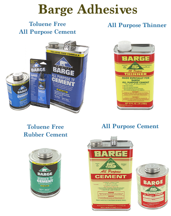 Barge Adhesives and Cements - How to use them and application methods 
